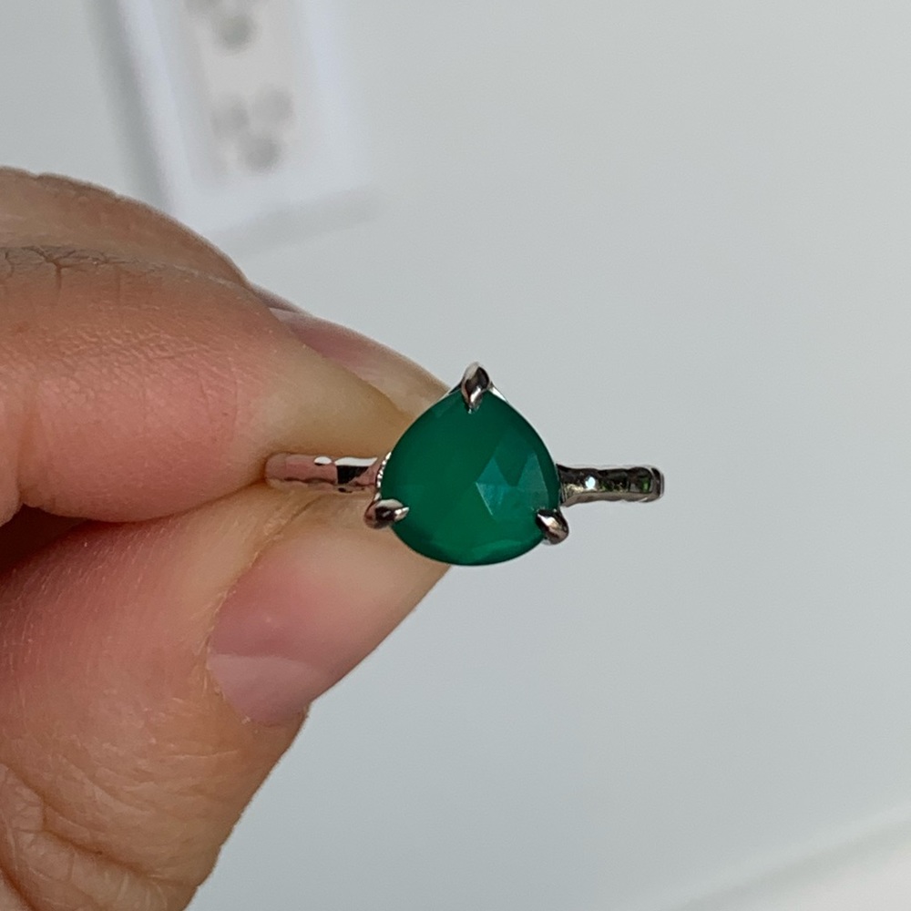 Genuine Green Onyx Ring